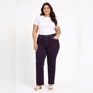 Levi’s dark purple 80s mom Jean size 32 27” inseam zipper fly